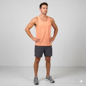 Lululemon Men’s Swiftly Tech Tank Top Orange Medium